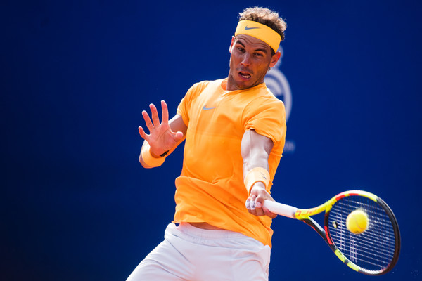 Rafael Nadal's game, most particularly the forehand, was firing on all cylinders | Photo: Alex Caparros/Getty Images Europe