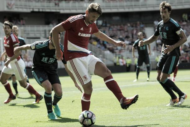 Gaston Ramirez looked the most likely to break the deadlock (Picture from The Evening Gazette)