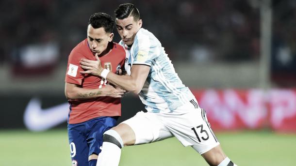 Ramiro Funes Mori played 90 minutes in Argentina's 2-1 victory over Chile. | Photo: Getty Images