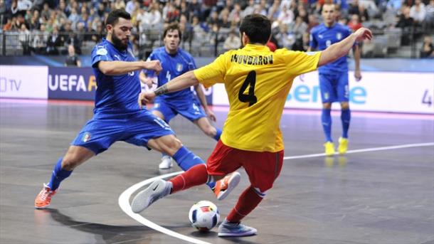 Azerbaiyán cayó frente a Italia | Foto: UEFA