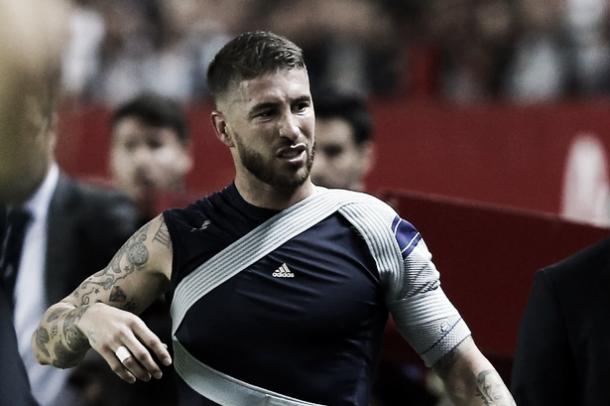 Sergio Ramos has pikced up another injury in Spain's 1-1 draw with Italy | photo: Mirror 