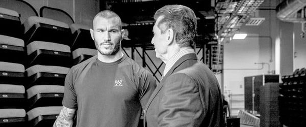 Randy Orton is in the good books of Mr McMahon (image; ringsidenews.com)