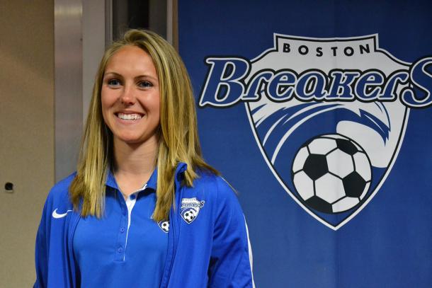 Brittany Ratcliffe was waived by the Breakers in February | Source: The Bent Musket