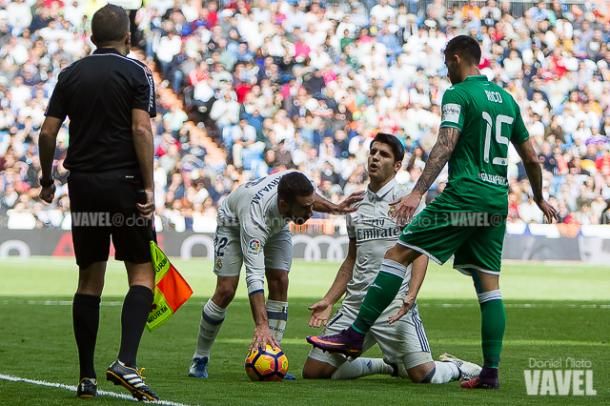 Real Madrid y Leganés durante uno de los partidos de la pasada temporada | Foto: Dani Nieto (VAVEL). 