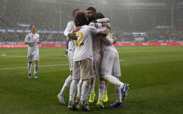 Último partido entre Real y Alavés. Foto: EFE