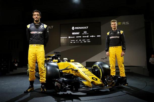 Jolyon Palmer y Nico Hülkenberg, la pareja titular de Renault | Fuente: Getty Images