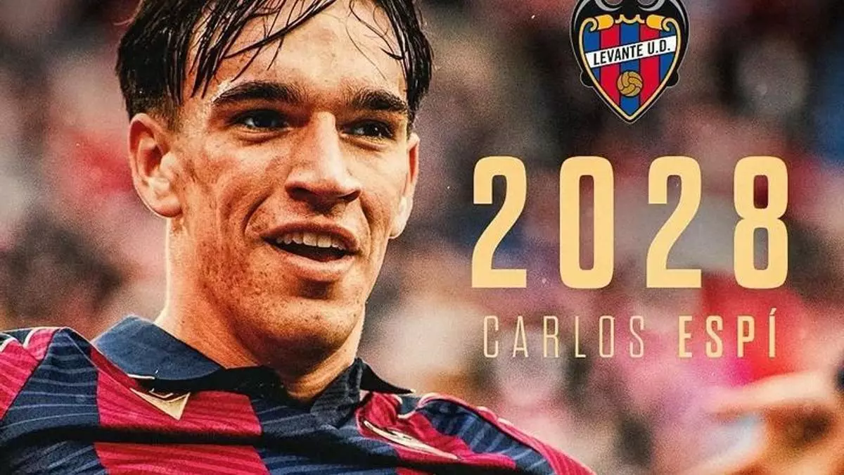 Carlos Espí, gol y futuro: el Levante ata a su delantero hasta 2028 ...