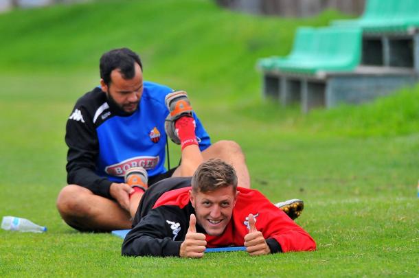 Edgar Hernández y el CF Reus Deportiu quieren volver a sumar en su primera temporada en segunda. (Foto: CF Reus)