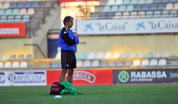 Natxo González asegura que el Girona es un equipo con objetivos ambiciosos. (Foto: CF Reus)
