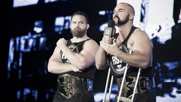 The Top Guys walked away from the tournament. Photo- WWE.com