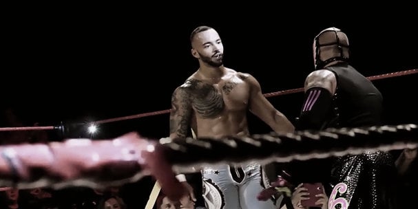 Mysterio hailed Ricochet as the best outside of WWE source:viewsfromthehawkesnest.wordpress.com