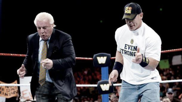 What would Cena give up to equal Ric Flair (image: Wrestle stars)