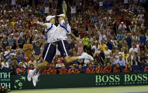 The Bryan Brothers hope to have many celebratory chest bumps in Melbourne (Photo: Ricardo B. Brazzieill)