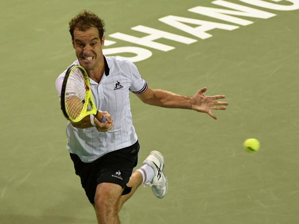 Gasquet at the Shanghai Rolex Masters (Photo by Kevin Lee/Getty Images)