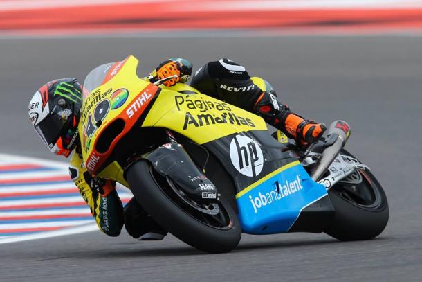 Rins finished the race in fourth | Photo: Páginas Amarillas HP 40