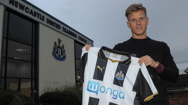 Ritchie was confirmed as a NUFC player on Friday afternoon (Photo: nufc.co.uk)
