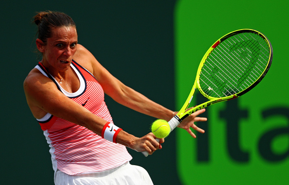 Vinci will play in front of her home crowd (Getty/ Mike Ehrmann)