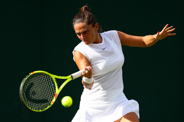 Roberta Vinci in action at the Wimbledon Championships | Photo: Michael Steele/Getty Images Europe