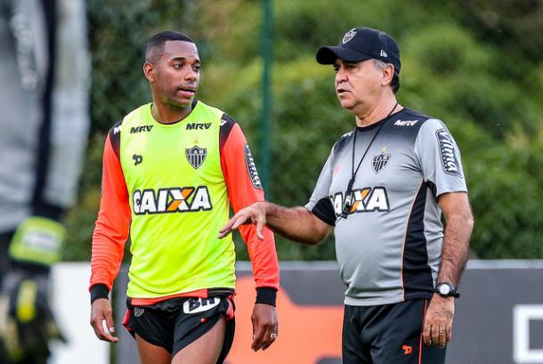 Robinho é arma de Marcelo Oliveira para enfrentar o Cruzeiro (Foto: Bruno Cantini/Atlético-MG)