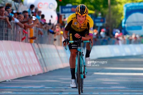 Roglic finished third at the Giro | getty images