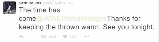 Rollins quickly deleted the message. Photo- Oli Coultas