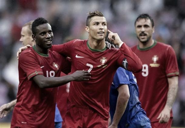 Above: Cristiano Ronaldo celebrating his goal in Portugal's 1-0 win over Croatia back in 2013 | Photo: goal.com