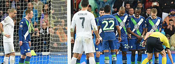 Ronaldo before the decision free-kick. | Photo: picture alliance