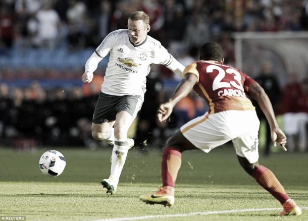 Wayne Rooney improved in the second half against Glatasary (Photo: Rueters)