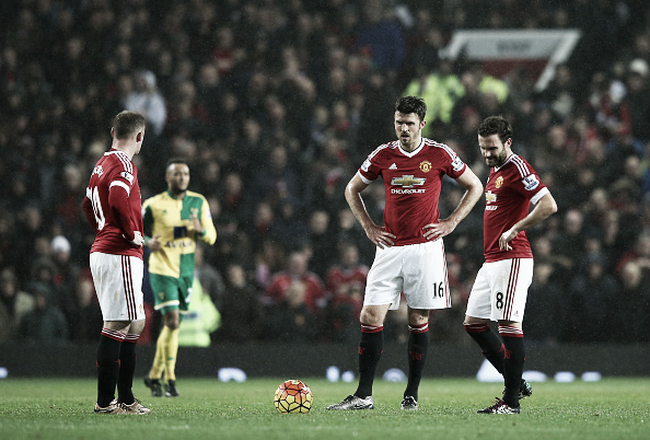 Wayne Rooney, Michael Carrick and Juan Mata are frustrated at another loss for Man United
