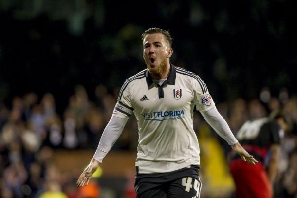 McCormack celebrando un tanto la temporada pasada con el Fulham. Foto: Standard