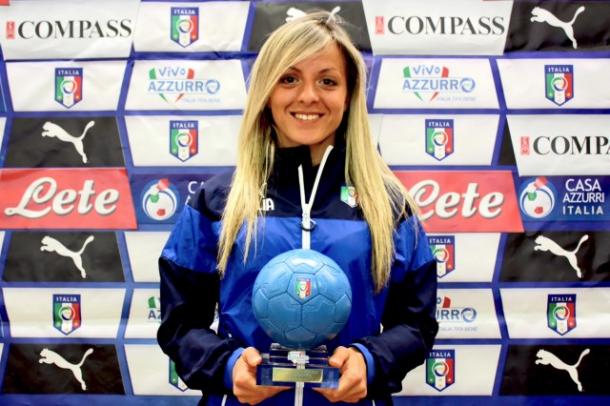 Martina Rosucci of Brescia managed to recover in time l Photo: Vivoazzurro.it