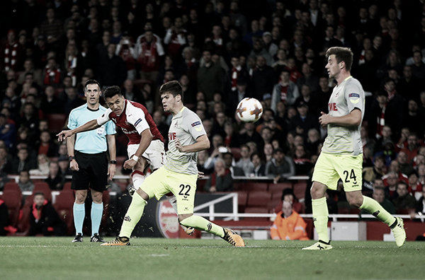 Alexis Sánchez en la acción del segundo gol del Arsenal | Foto: Getty Images