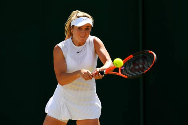 Elina Svitolina in action during her fourth round loss (Getty/Shaun Botterill)