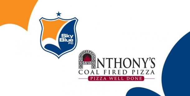 Sky Blue FC has announced a new corporate sponsorship with Anthony's Coal Fire Pizza | Source skybluefc.com