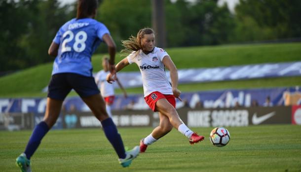 Both Washington and Sky Blue hope to kick start their seasons with three points as they face off this Saturday. (Photo via Washingtonspirit.com)