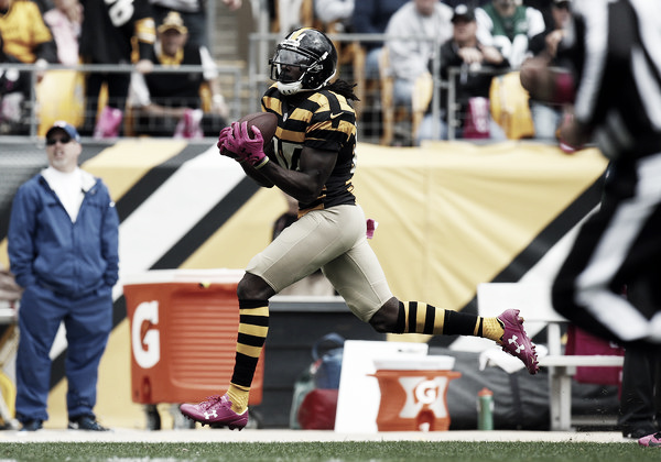 Sammie Coates finished with two touchdowns against the Jets | Source: Justin K. Aller/Getty Images North America
