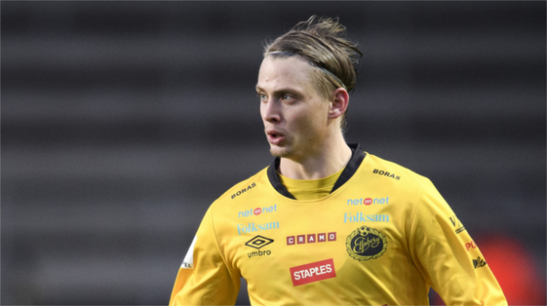 Hedlund in action for Elfsborg. | Image source: fotbolldirekt.se