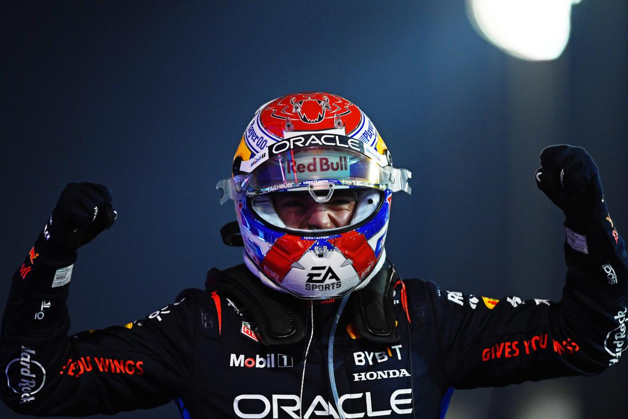 Max Verstappen tras la victoria en Bahréin | Foto: Getty Images