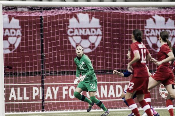 Labbé is expected to start in goal for Canada | Source: stonyplainreporter.com