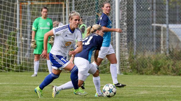 Sophie Schmidt signed a new deal with Frankfurt on Friday. | Image source: dfb.de