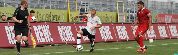 Sandhausen were narrowly beaten by Sevilla. | Image credit: SVS