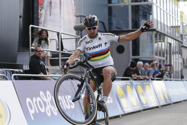 Sagan won Flanders, which has meant Cancellara has left the Classic empty-handed / Cycling Weekly