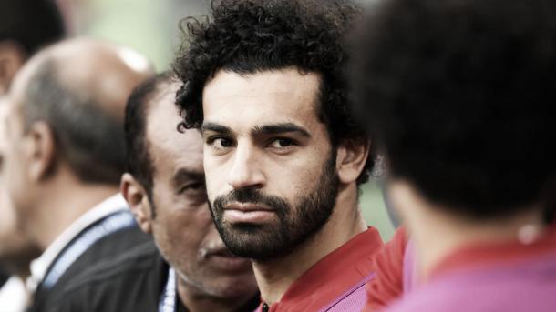 Salah en el banquillo/ Foto: Getty