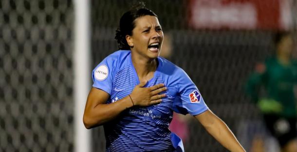 Sam Kerr is nominated for two awards | Source: chicagoredstars.com