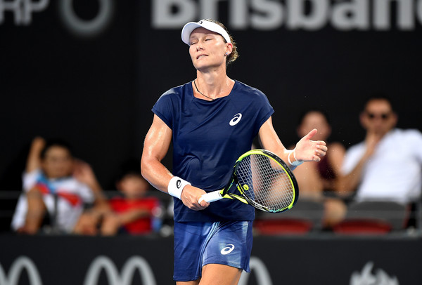 Samantha Stosur would have rued her missed opportunities in the opening set | Photo: Bradley Kanaris/Getty Images AsiaPac
