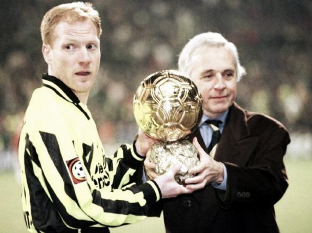 Sammer llegó a la cúspide de su carrera en el Borussia, ganando la Champions y el Balón de Oro | Fuente: derwesten.de