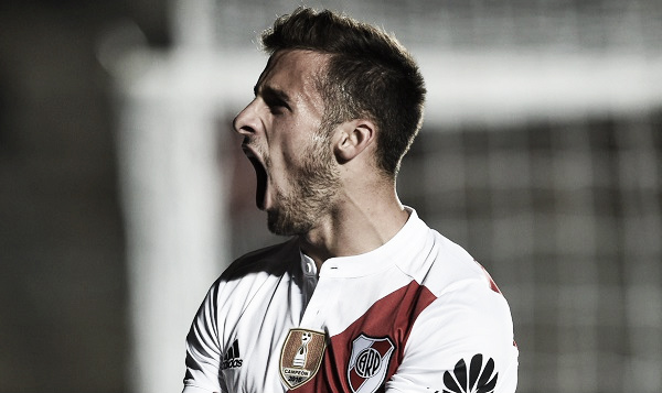 El defensor uruguayo marcó su primer gol en River. | Foto: River Plate Oficial. 