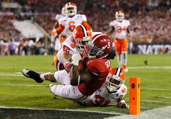 Scarbrough opened the scoring in the national title game/Photo: Kevin C. Cox/Getty Images