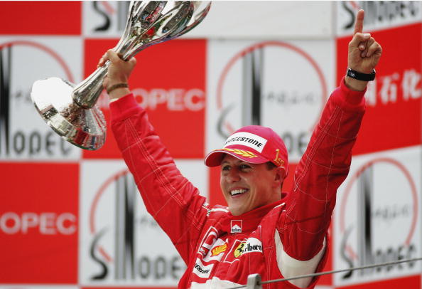 A última das 91 vitórias de Michael Schumacher foi na China, em 2006 (Foto: Getty Images)
