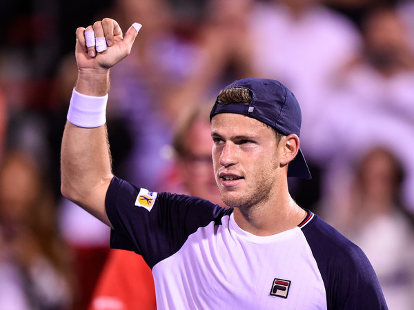 Diego Schwartzman got off to a strong start at the Rogers Cup with a big win on Monday. Photo: Minas Panagiotakis/Getty Images
